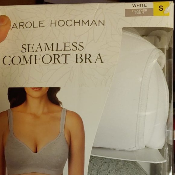 2 Pack Carole Hochman Seamless Bra Wire Free - Picture 5 of 9